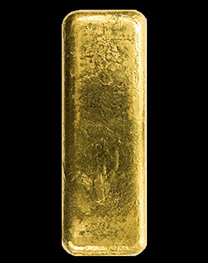 COMEX Approved Gold Bullion Bar 1 Kilo (32.15 OZ) Reverse