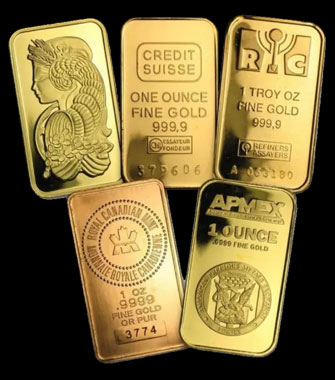 Varied Brands Gold Bullion Bar 1 OZ Obverse