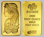 Pamp Suisse Gold Bullion Bar 1 OZ