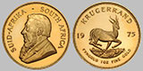 South African Gold Krugerrand 1 OZ