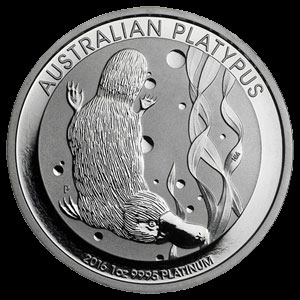 Australian Platinum Australian Platypus 1 OZ Reverse