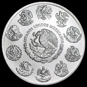 Mexican Silver Libertad Coin 1 OZ Reverse