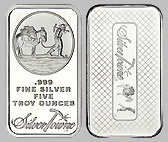SilverTowne Silver Prospector Bar 5 OZ